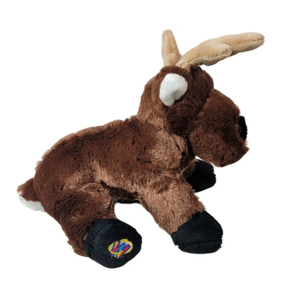 2/$15 Webkinz Reindeer Plush Brown Floppy No Code Christmas Holiday Ganz HM137 - Picture 5 of 9